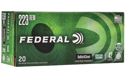 Federal, Ballisticlean, 223 Remington, 42 Grain, 20RDS