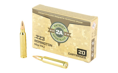 PATRIOT SPORTS Ammo 223 REM 55GR FMJ 20RD