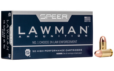 Speer Lawman Brass 45 AUTO 230GR TMJ 50RD Box