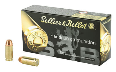 Sellier & Bellot 40S&W, 180 Gr, FMJ, 50 Rnd Box