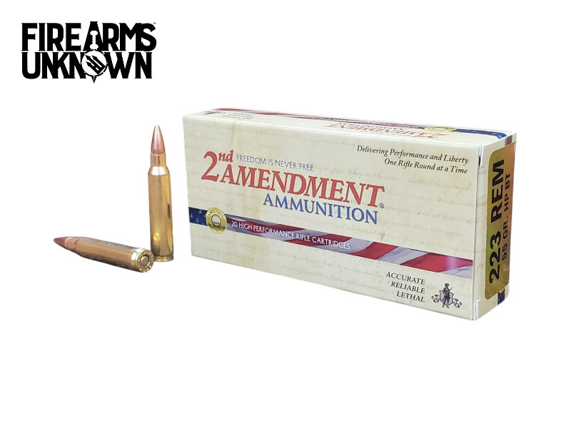 2nd Amendment 223 Rem 55gr HP BT 20 rnd