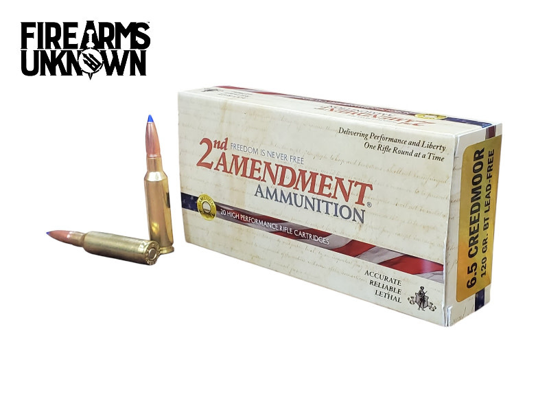2nd Amendment Ammunition 6.5 Creedmoor 120gr BT Lead-Free