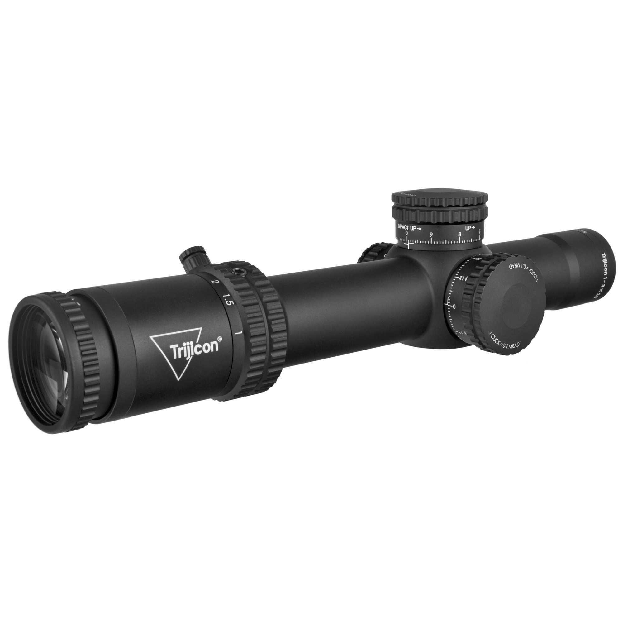 Trijicon Credo Black 1-8x28 LED Illuminated MRAD Segmented Reticle 2900032