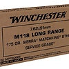 Winchester Ammo Sierra 7.62x51mm NATO 175 gr Sierra MatchKing Hollow Point Boat-Tail 20RD Box