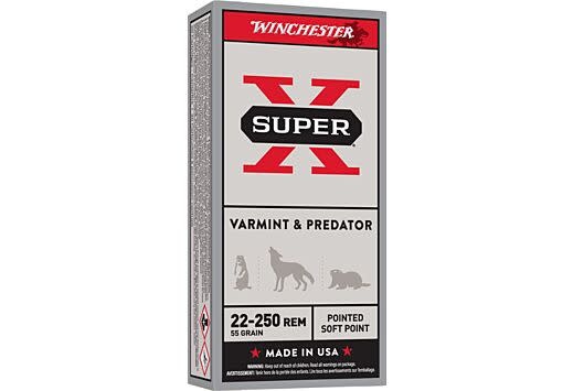 WINCHESTER SUPER-X 22-250 REM 55GR PSP 20RD