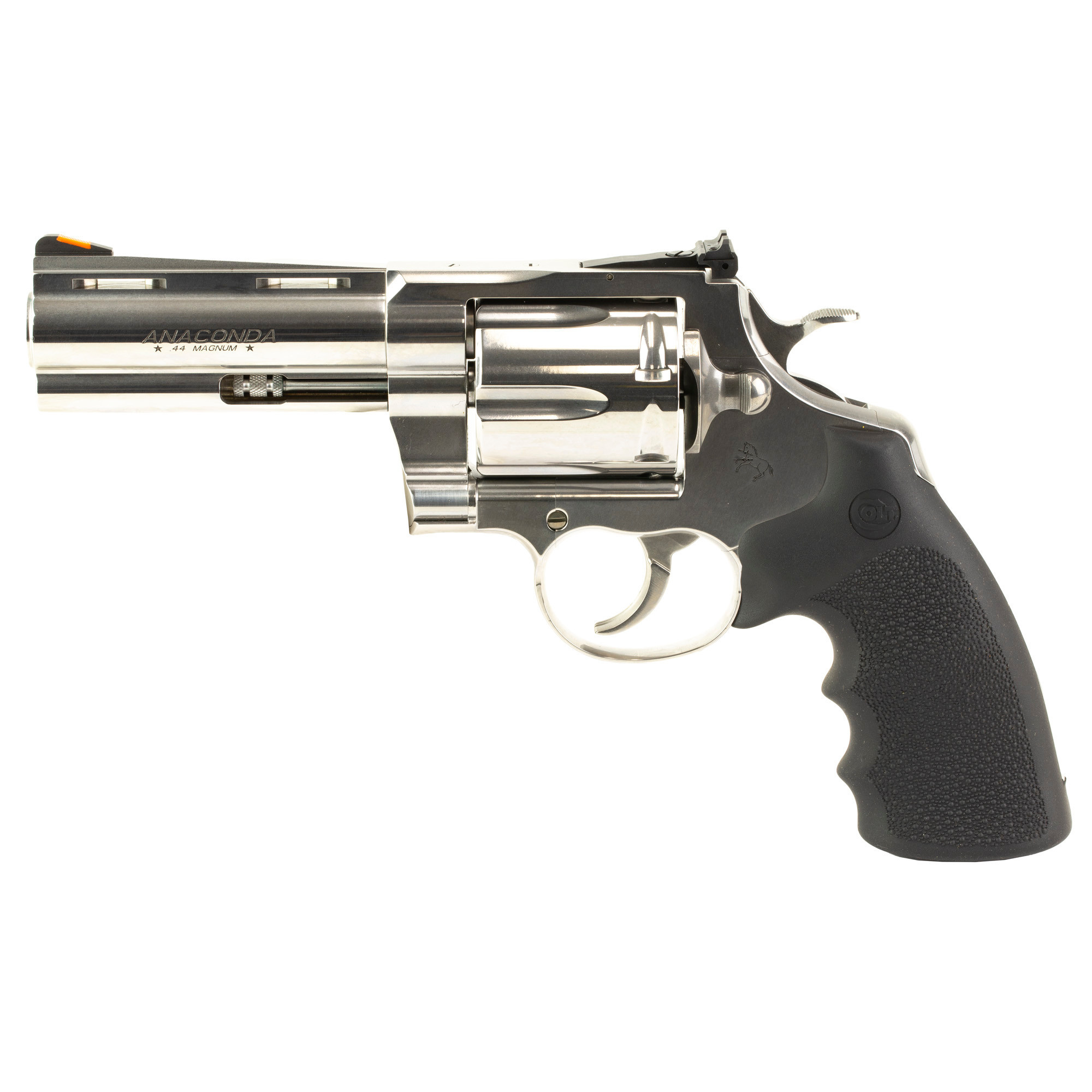 Colt Anaconda, 44 Mag, 4.25", 6 Rnds, Stainless Barrel Cylinder Frame Hogue (BLEM) (CA COMP)