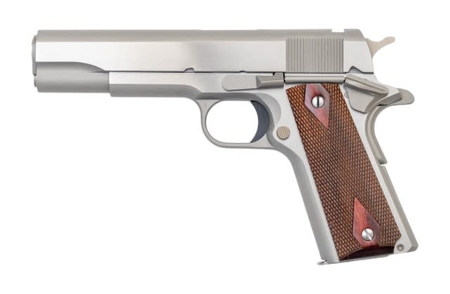 COLT, 1911, Government 38 SUPER, 5", SS 9RND Pistol (No Roll Marks)
