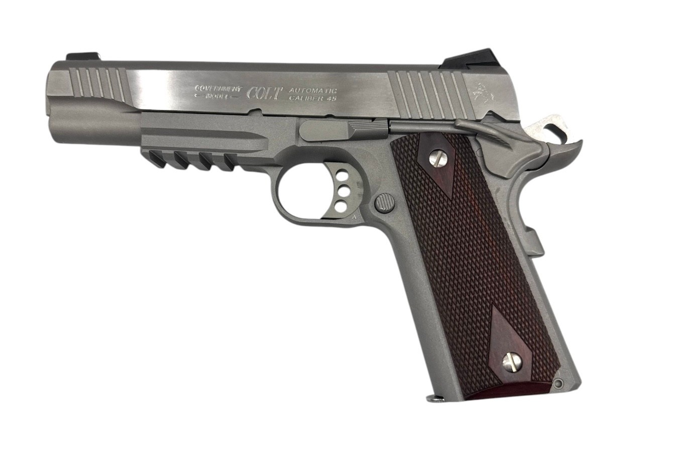Colt, Govt. Model w/Rail, 45ACP, 5”, 8Rnds, 1911 Pistol