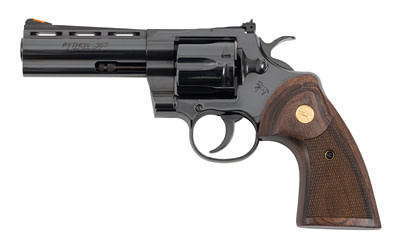 Colt's Mfg., Python .357 Mag, 4.25", Walnut Grips, 6Rnd Revolver (CA COMP)