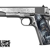 Colt, Classic, .38 Super, 1911, 5", Series 70, 9RD Pistol (Custom Engraved)