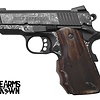Colt, Defender, 1911, 9mm, 3", BLK 8RND Pistol (Custom Engraved)