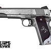 Colt, 1911, Govt. Competition, .38 Super, 5", SS/Blue 9RD Pistol (Custom Engraved)