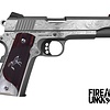 Colt, 1911, Govt. Competition, .38 Super, 5", SS/Blue 9RD Pistol (Custom Engraved)