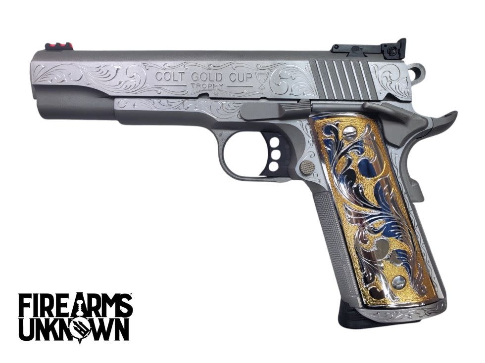 Colt's Mfg., Gold Cup Trophy, 45ACP, 1911, 5", 8 Rnds, Pistol (Custom Engraved)
