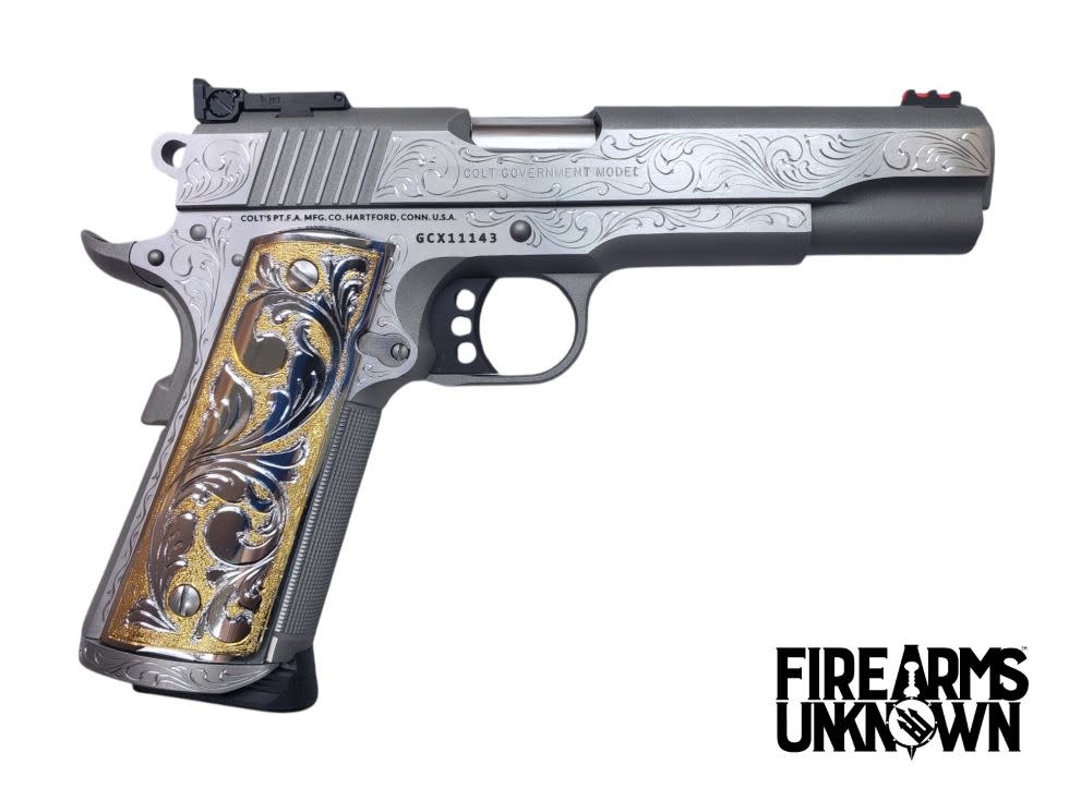 Colt's Mfg., Gold Cup Trophy, 45ACP, 1911, 5", 8 Rnds, Pistol (Custom Engraved)