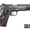 Colt Competition 45ACP, 1911, 5" Series 70, 8RD Pistol (Custom Engraved/Ornate Wood Grips)