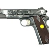 Colt Competition 45ACP, 1911, 5" Series 70, 8RD Pistol (Custom Engraved/Wood Grips)