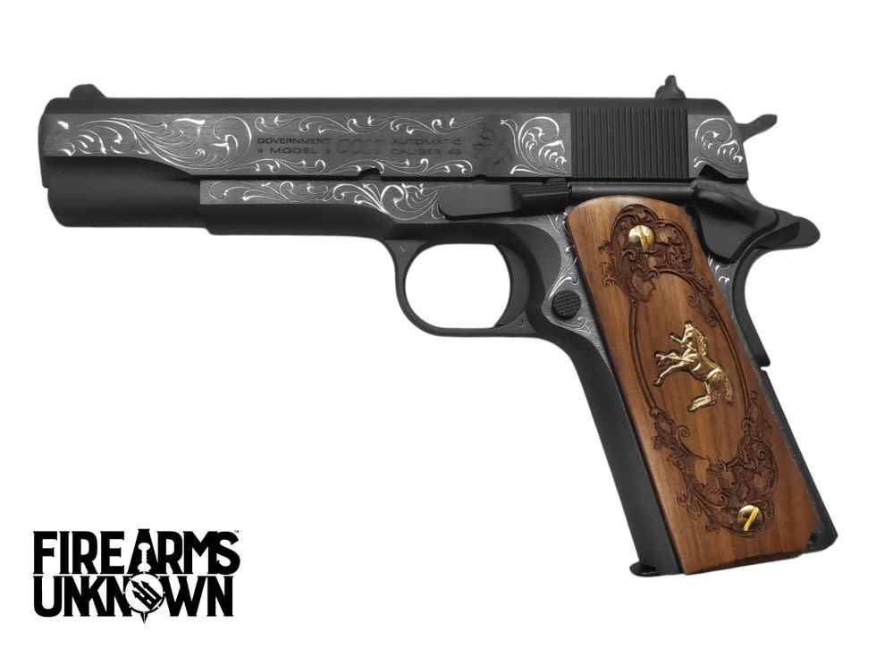 Colt, Classic, 45ACP, 1911, 5", SERIES 70, 7RD Pistol (Custom Engraved)