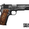 Colt, Classic, 45ACP, 1911, 5", SERIES 70, 7RD Pistol (Custom Engraved)