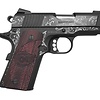 Colt, Defender, 45ACP, 1911, 3" Blued /BLK Cherry 7RD Pistol (Custom Engraved)