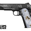 Colt, Competition 45ACP, 1911, 5", Series 70, 8RD Pistol (Custom Engraved/Pearl Grips)
