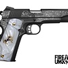 Colt, Competition 45ACP, 1911, 5", Series 70, 8RD Pistol (Custom Engraved/Pearl Grips)
