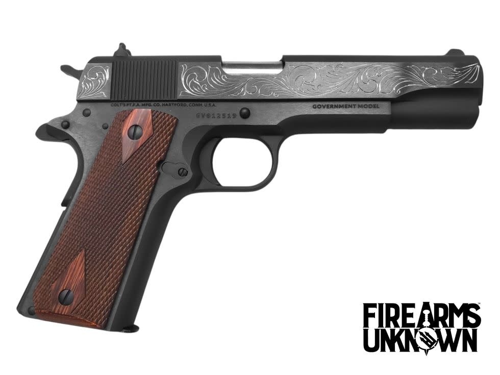 Colt, Govt. Model, Series 70, .45acp, 5", 7rd 1911 Pistol (Custom Engraved)
