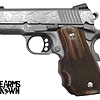 Colt, Defender, 45ACP, 1911, 3", SS/BLK Cherry 7RND Pistol (Custom Engraved)