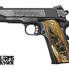 Colt Combat Commander, 45ACP, 1911, 4.25" 8RD Pistol (Custom Engraved/Ornate Grips)