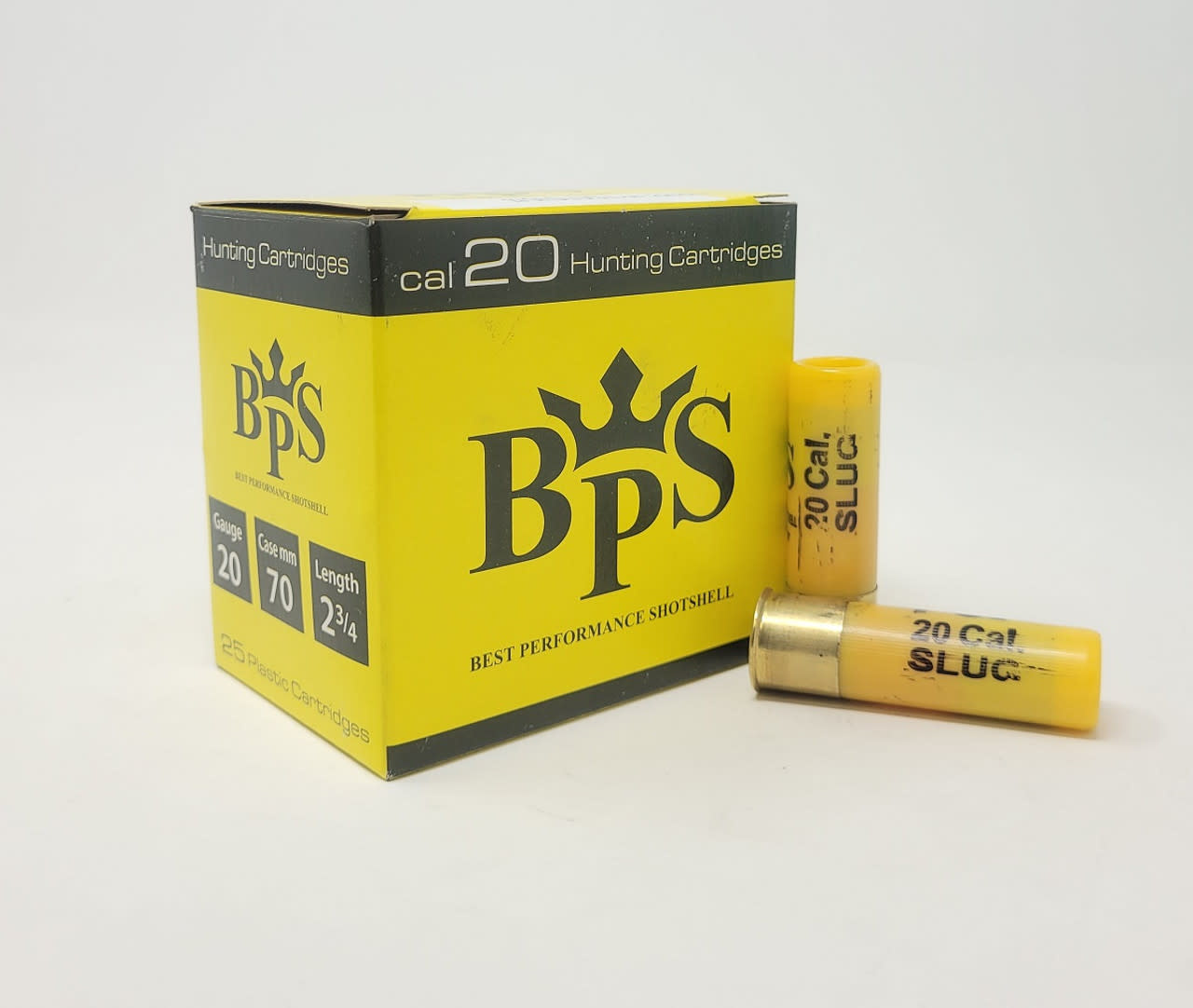 BPS Amo 20GA 2 3/4" 7/8 oz Rifled Slug 25RND Box