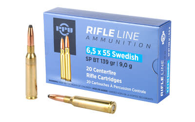 PPU 6.5x55 Swedish 139gr SP 20 rnd box