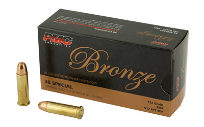 PMC Ammo 38SPL TGT 132 FMJ, 50Rnd Box, 38G
