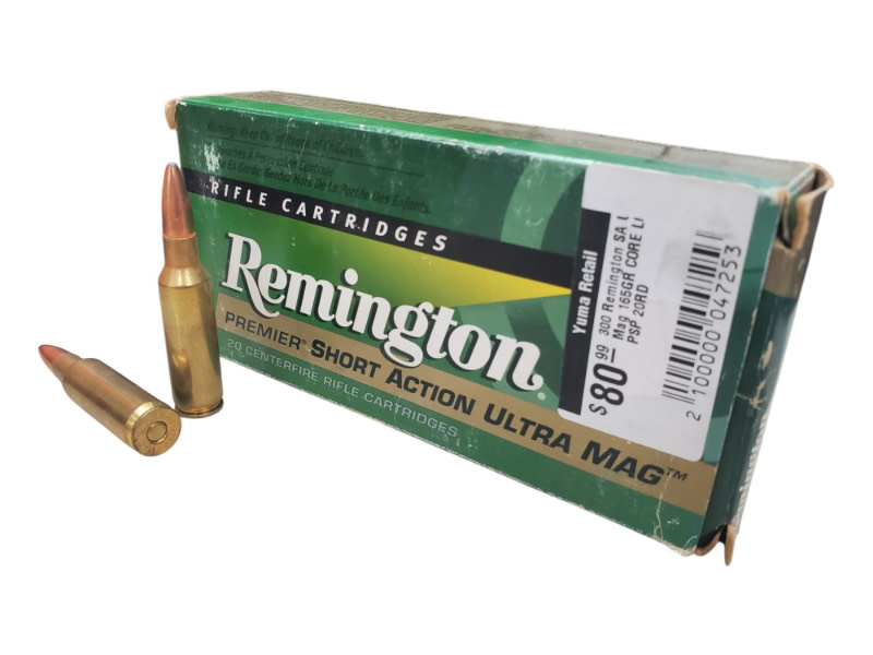 300 Remington SA Ultra Mag 165GR CORE LOKT PSP 20RD