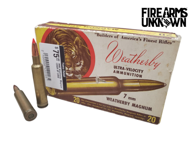 7MM Weatherby  Magnum 139GR SP 20RD