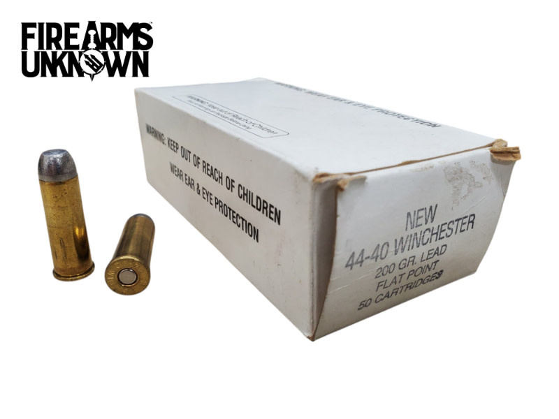 44-40 Winchester 200 Grain Lead Flat Point, 50RD