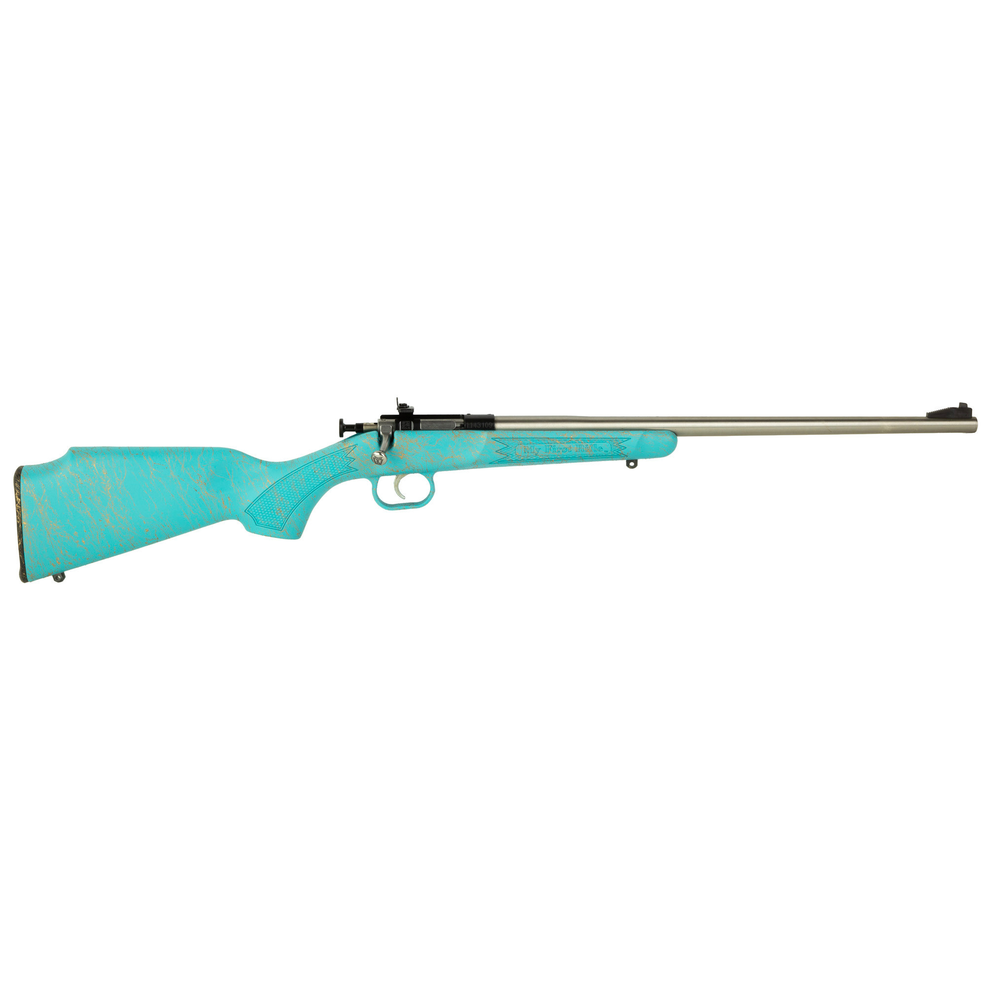 KSA Cricket 22LR 16.1" Blue/Gold  Bolt Action Rifle