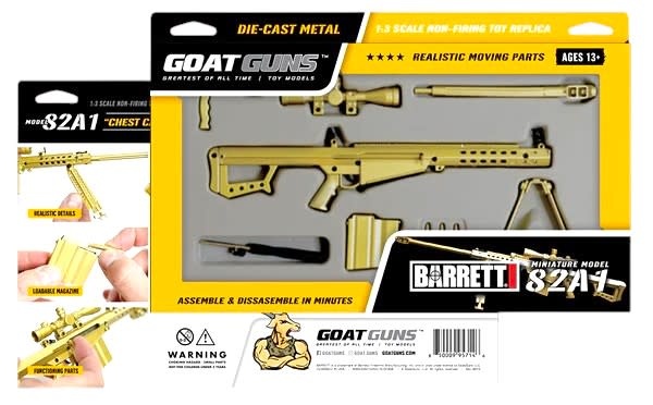 GoatGuns, .50CAL BARRETT Model - Gold