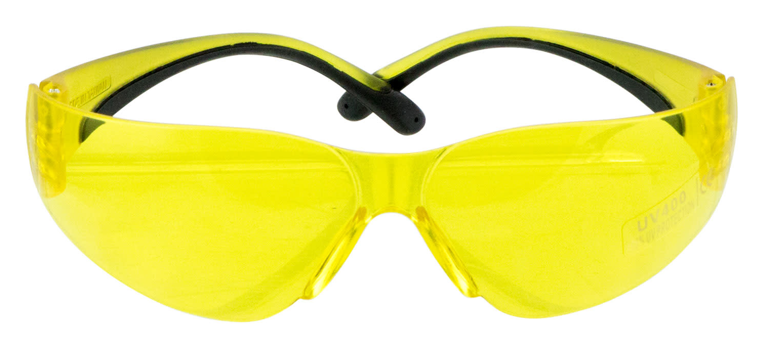 Walker's Sport Clearview Youth Glasses, Yellow Frame