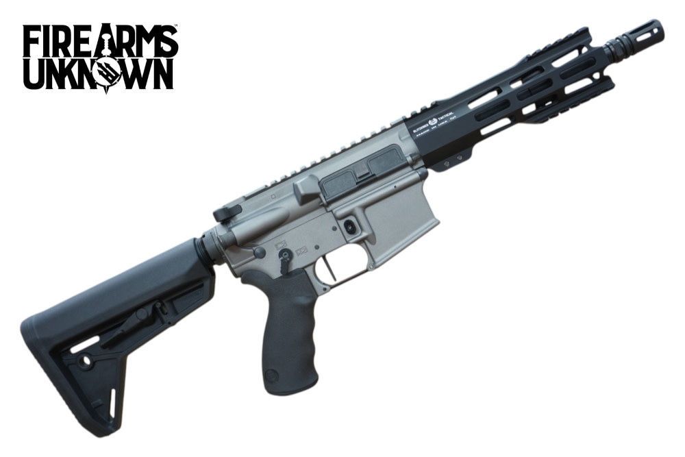 FU FUCA 5.56 8" Rifle Tactical Grey/BLK 30RD w/ Sopmod (SBR)