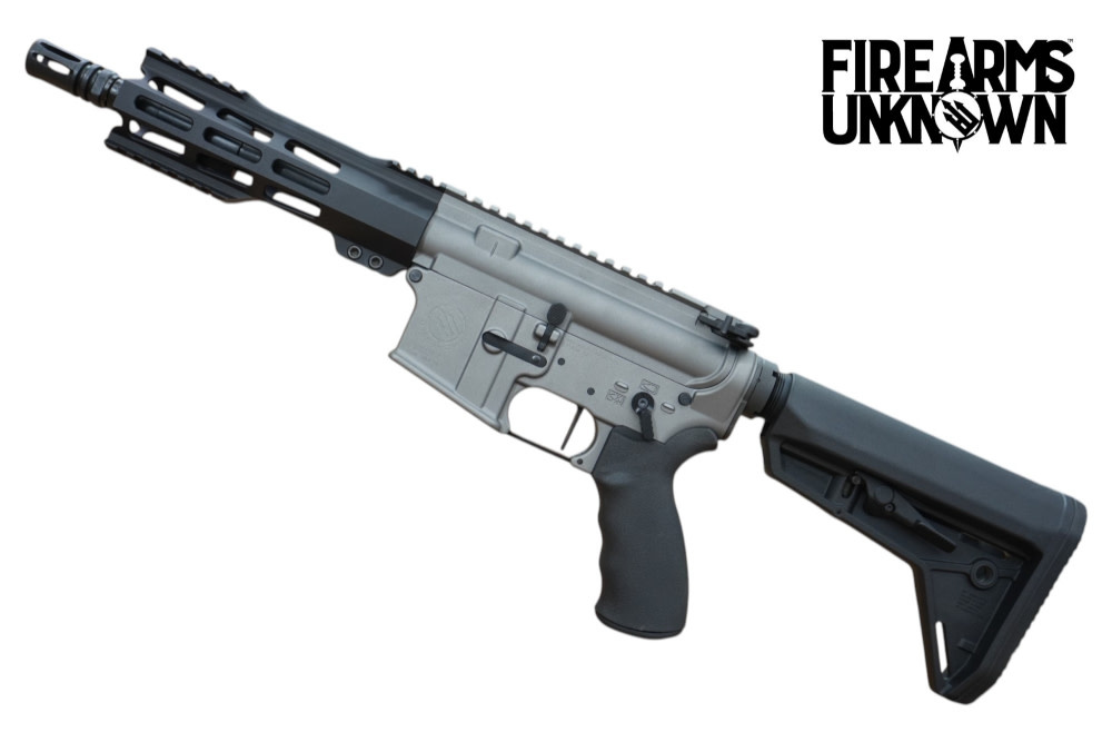 FU FUCA 5.56 8" Rifle Tactical Grey/BLK 30RD w/ Sopmod (SBR)