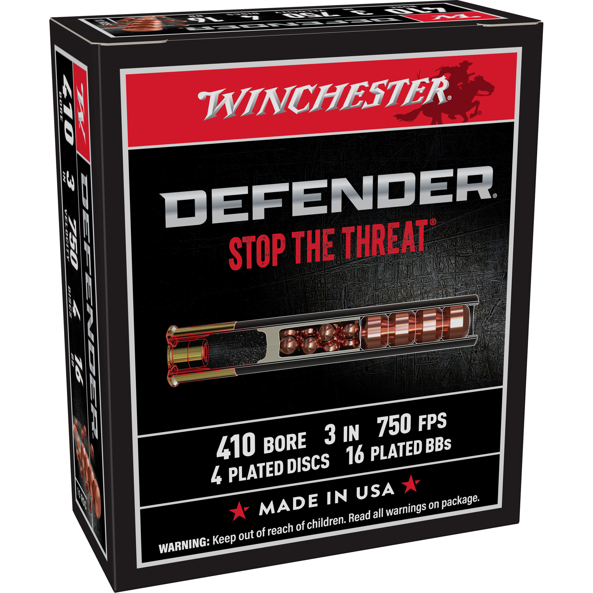 Winchester Defender Supreme Elite 410ga 3" Buckshot 10RD Box