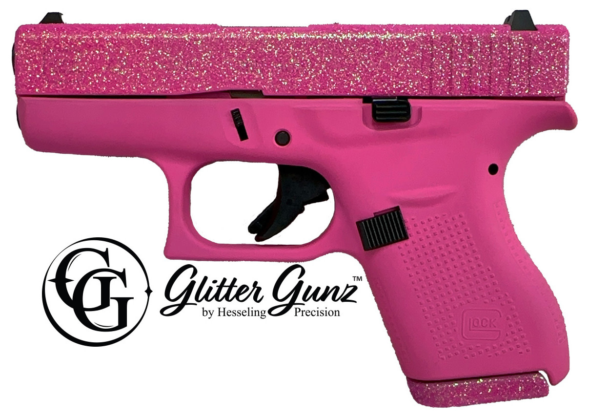 Glock G42 380 ACP 3.25" Glitter Pixie (2)6RD Pistol