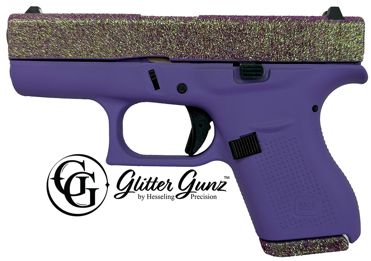 Glock G42 380 ACP 3.25" Glitter "Joker" (2)6RD Pistol