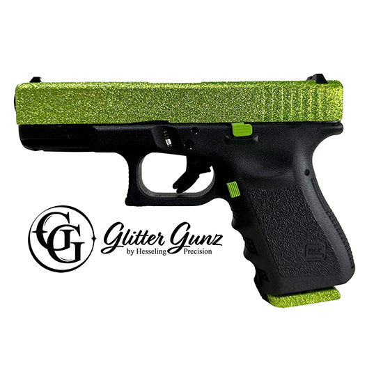 Glock G19 Gen3  9mm 4.02" Glitter Zombie Green (2)15RD Pistol