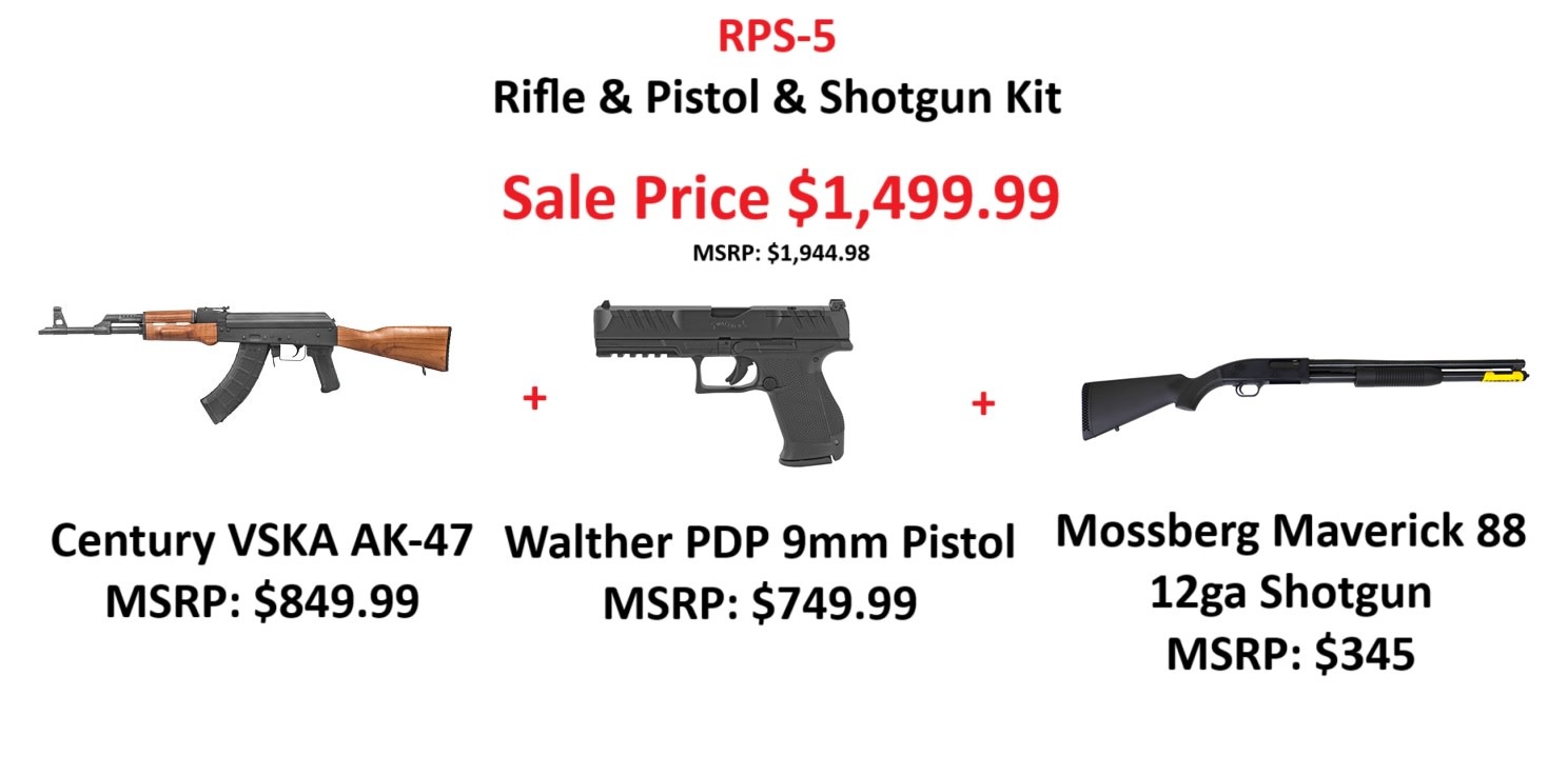 Rifle, Pistol & Shotgun (RPS5) Package Deal