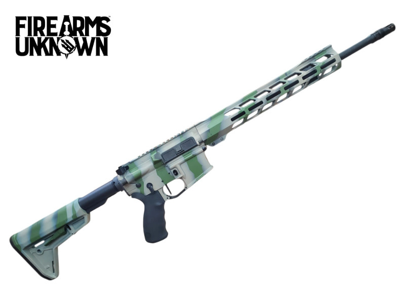 Firearms Unknown ZERO 5.56 16" Cerakote Green/Sage Tiger Stripe 30RD Rifle
