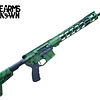 Firearms Unknown ZERO 5.56 16" Cerakote Blk/Green Tiger Stripe 30RD Rifle