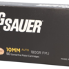 Sig Sauer Elite Ball 10mm  180gr FMJ 50RD Box