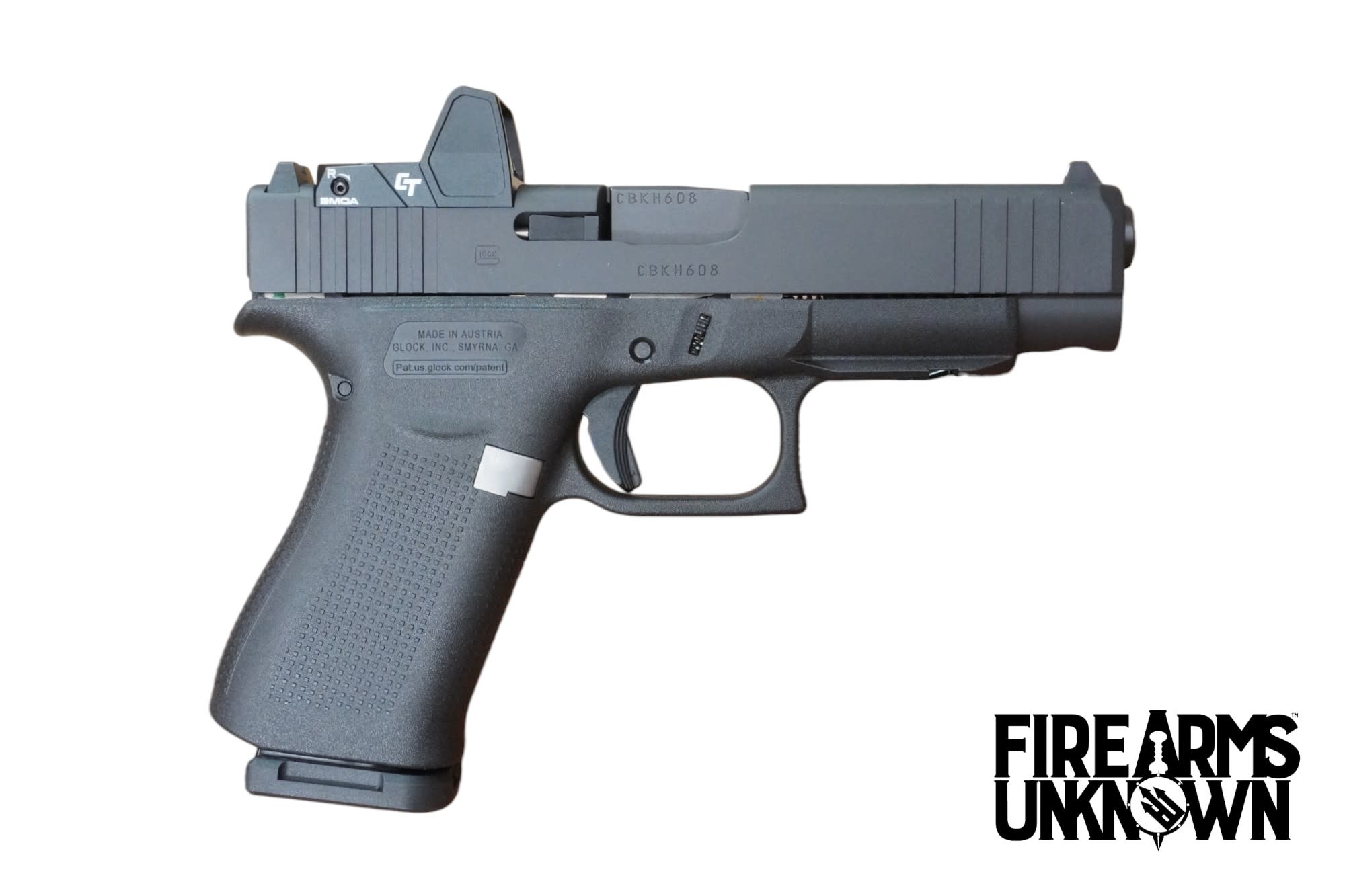 Glock G48 MOS 9mm 4.17" BLK, (2)10/(1)15RD Pistol w/ CT RAD