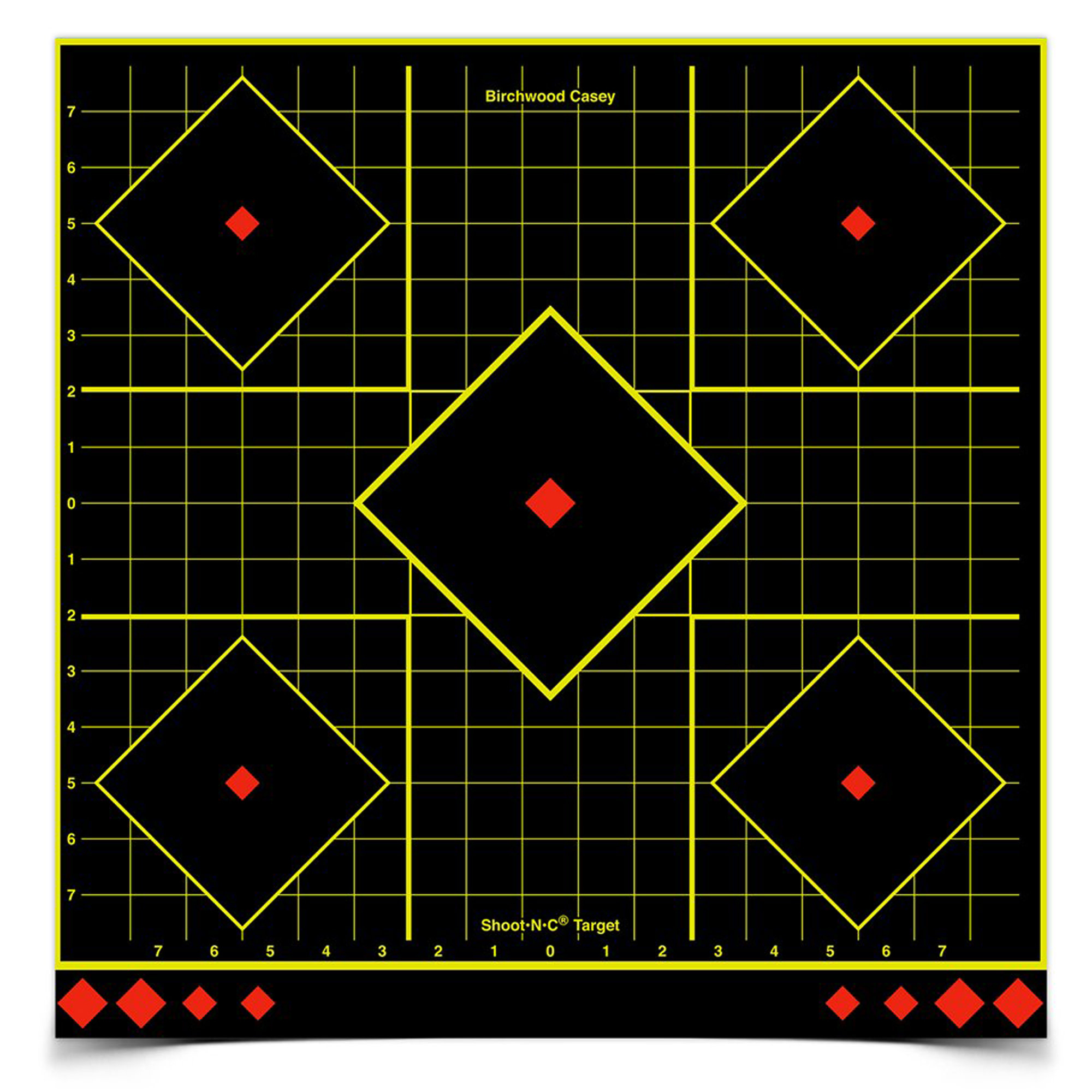 Birchwood Casey, Shoot-N-C Target, Sight-In, 17.75", 5 Targets